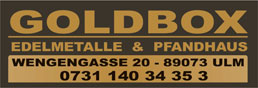 GOLDBOX - Edelmetalle & Pfadhaus